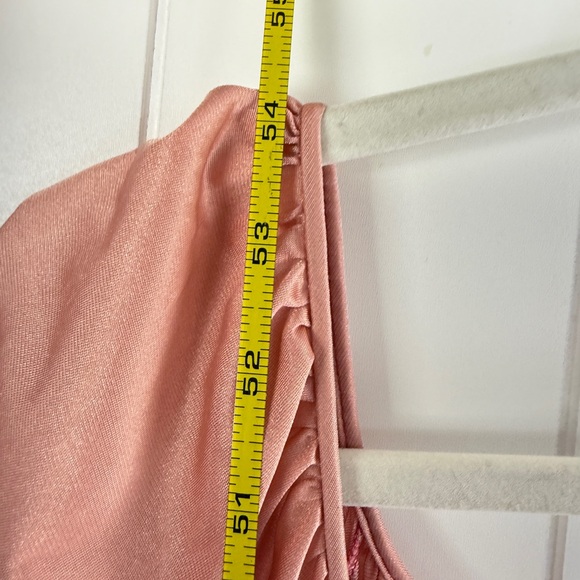 Henson Kickernick 1970s Elegant Bow Vintage Victorian Nightgown Pink Maxi Dress - Picture 6 of 7